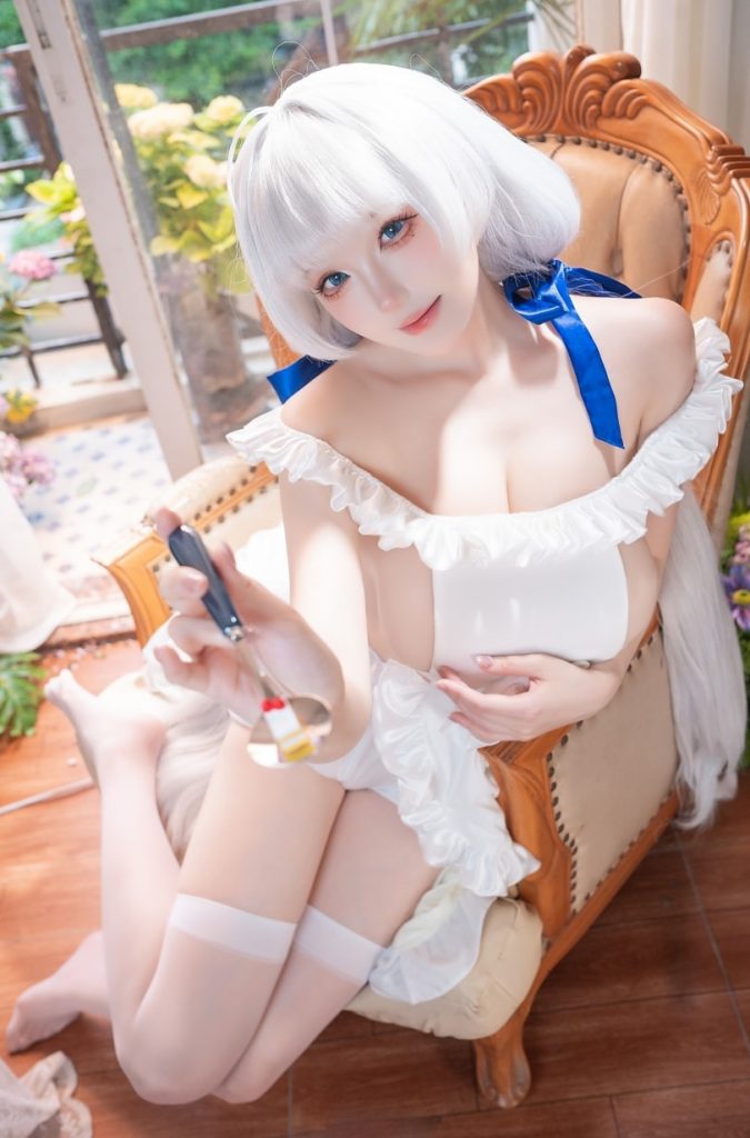 图片[1]-瓜希酱 NO.94 碧蓝航线 光辉 [12P-20MB]-蜜桃啵啵