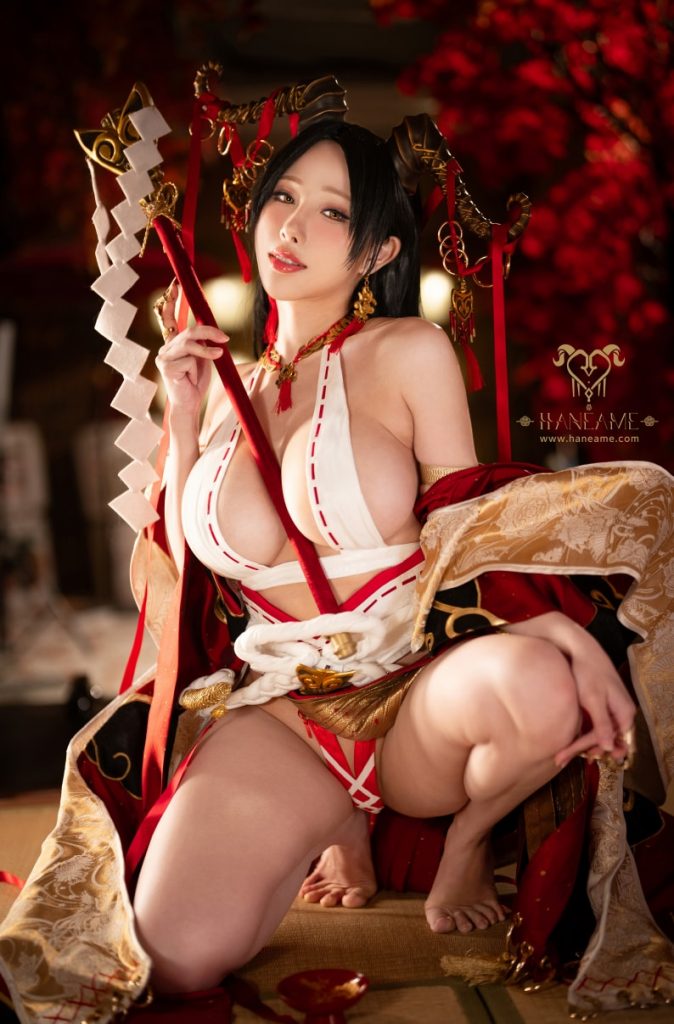 图片[3]-雨波HaneAme – NO.410 Lustful Goat Miko 邪羊巫女写真书[88P-511MB]VIP-蜜桃啵啵