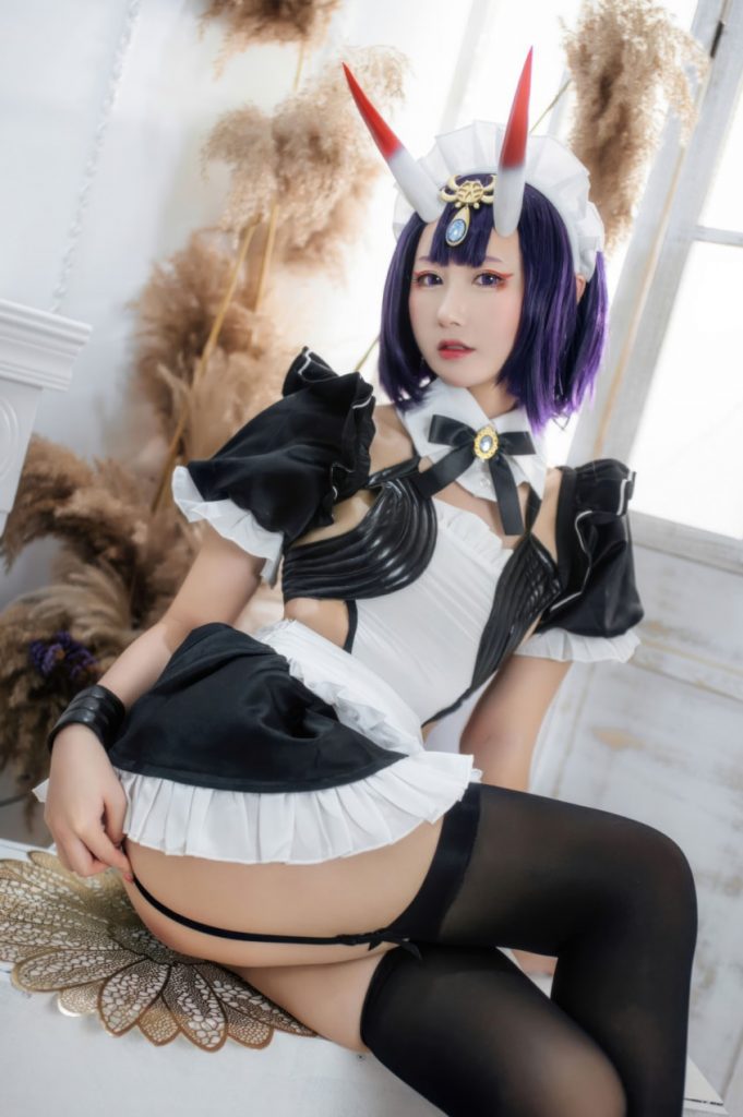 图片[2]-羽生三未 – NO.25 FGO-酒吞童子女仆[20P-148MB]-蜜桃啵啵