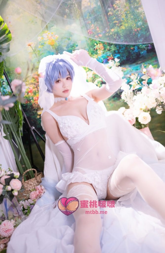 图片[1]-星黛鹿鹿(千反田鹿子) NO.15 EVA 绫波丽 花嫁[52P-685MB]-蜜桃啵啵